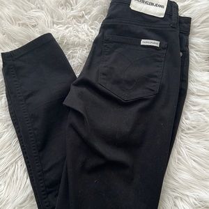 Calvin Klein Black Ankle Skinny Jeans